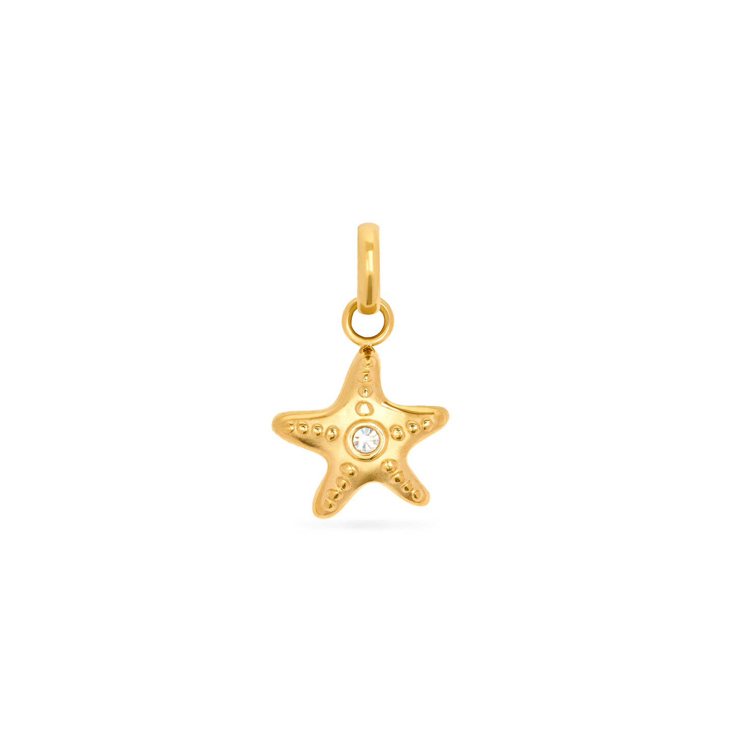 Ocean Charms Starfish Pendant (Gold)