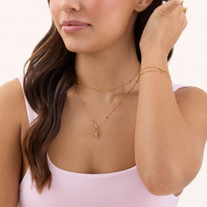 Ocean Charms Lobster Necklace (Gold)