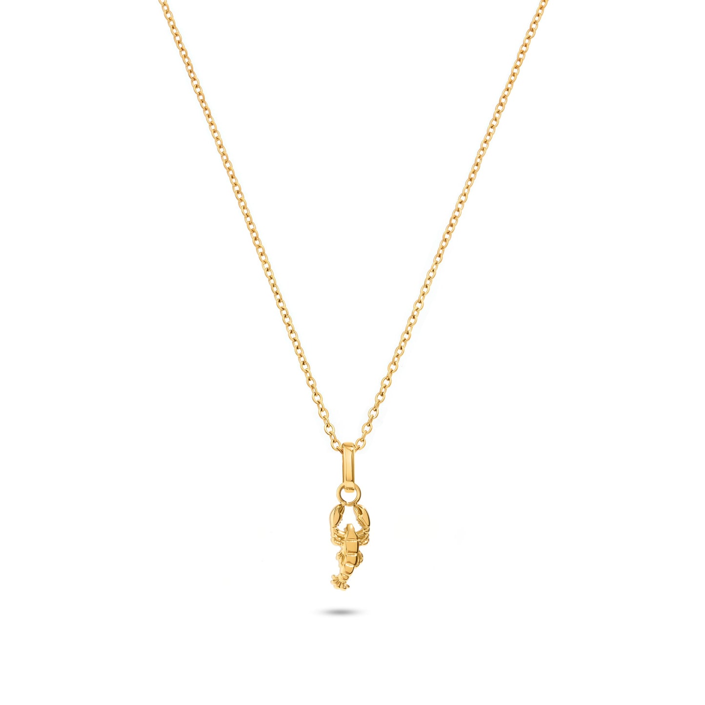 Ocean Charms Lobster Necklace (Gold)