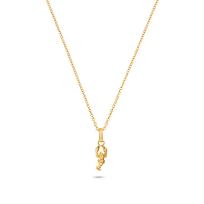 Ocean Charms Lobster Necklace (Gold)