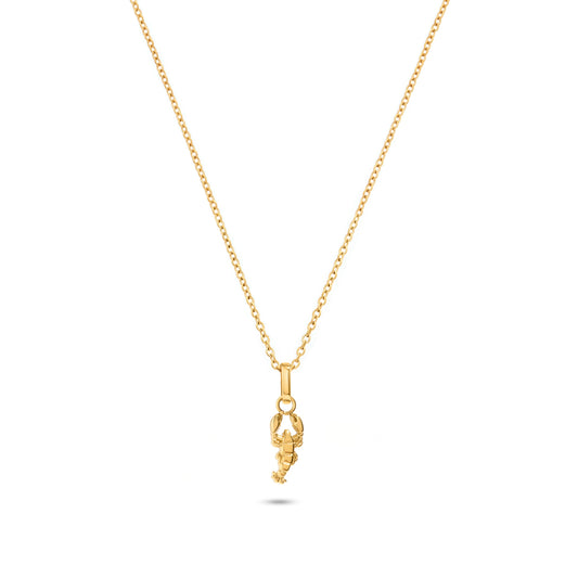 Ocean Charms Lobster Necklace (Gold)