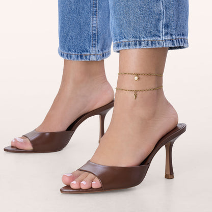 Ocean Charms Sun Anklet (Gold)