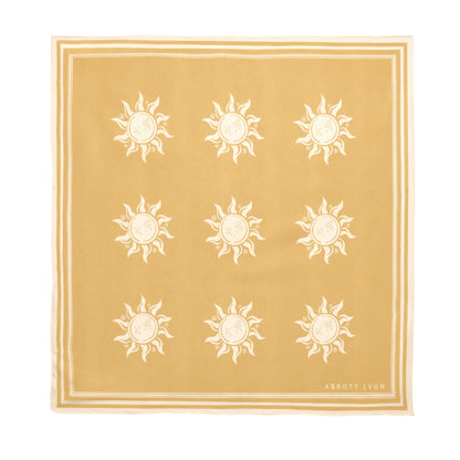 Sun Motif Scarf (Yellow)