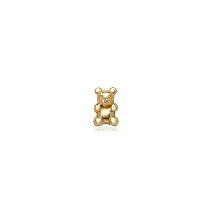 Made Mine Charms - Teddy Bear Charm (Gold)