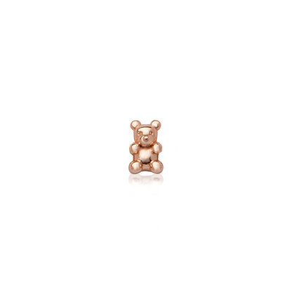 Made Mine Charms - Teddy Bear Charm (Rose Gold)