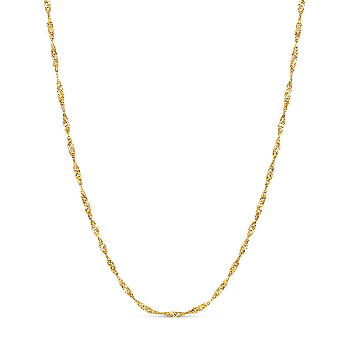 Coin Fingerprint Necklace (Gold)