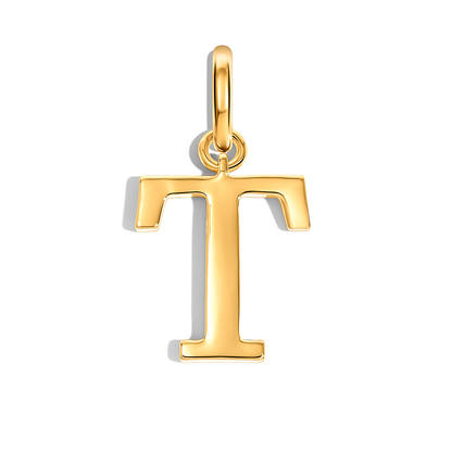 Large Didot Initial Accessories Charm (Gold)