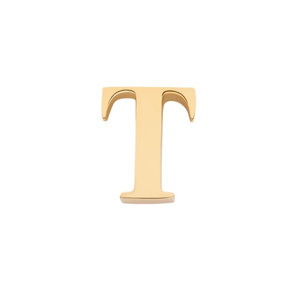 Initial Necklace Charm (Gold)