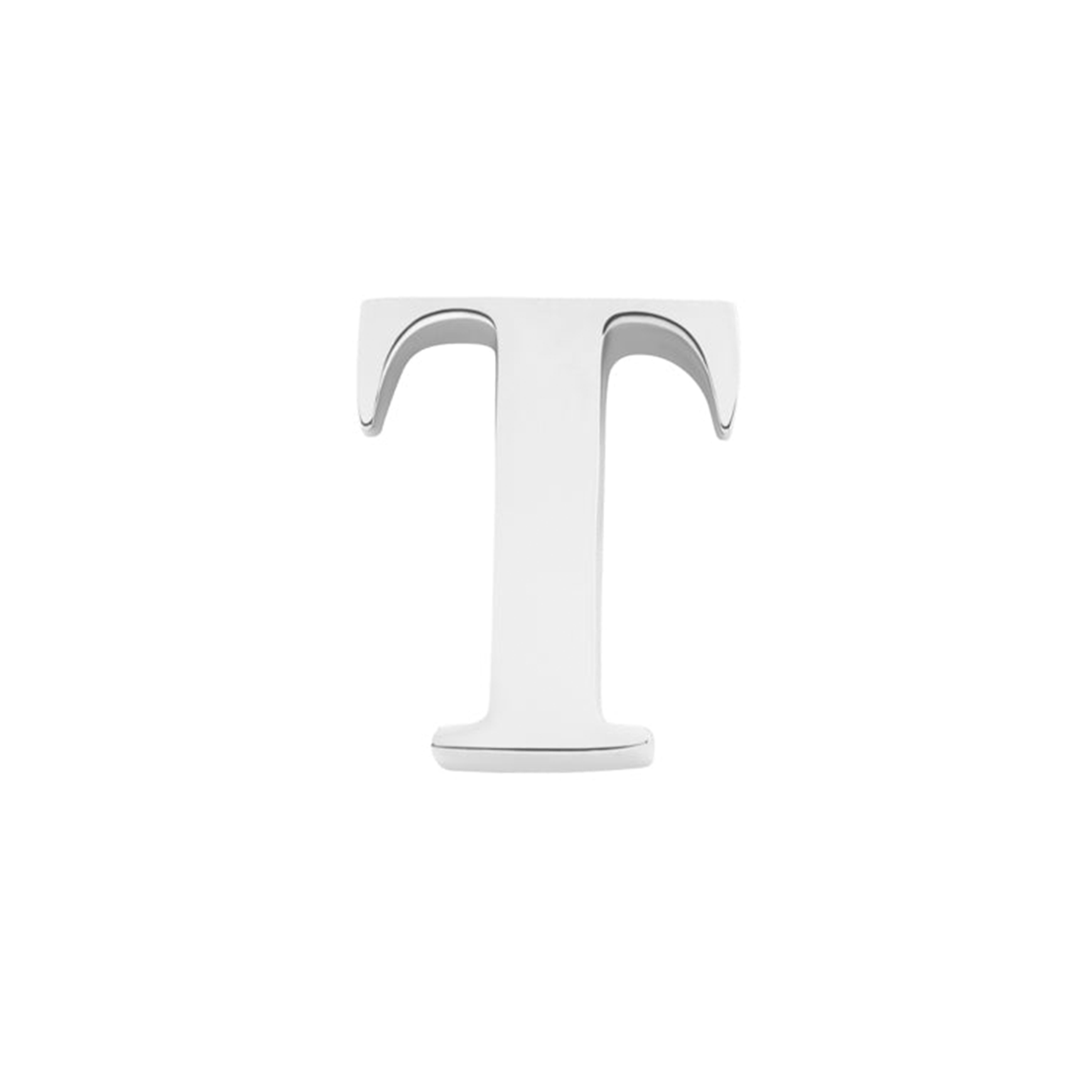 Initial Necklace Charm (Silver)