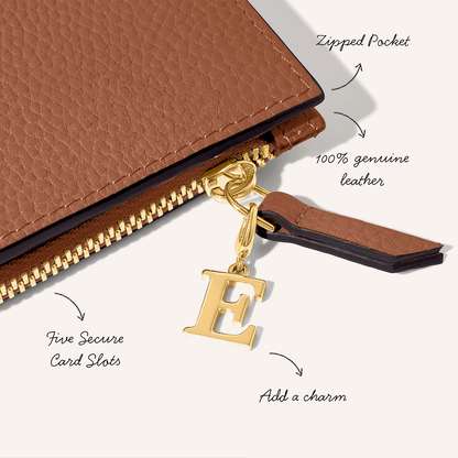 Leather Passport Holder (Tan)
