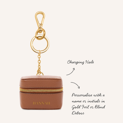 Leather Airpods Case (Tan)