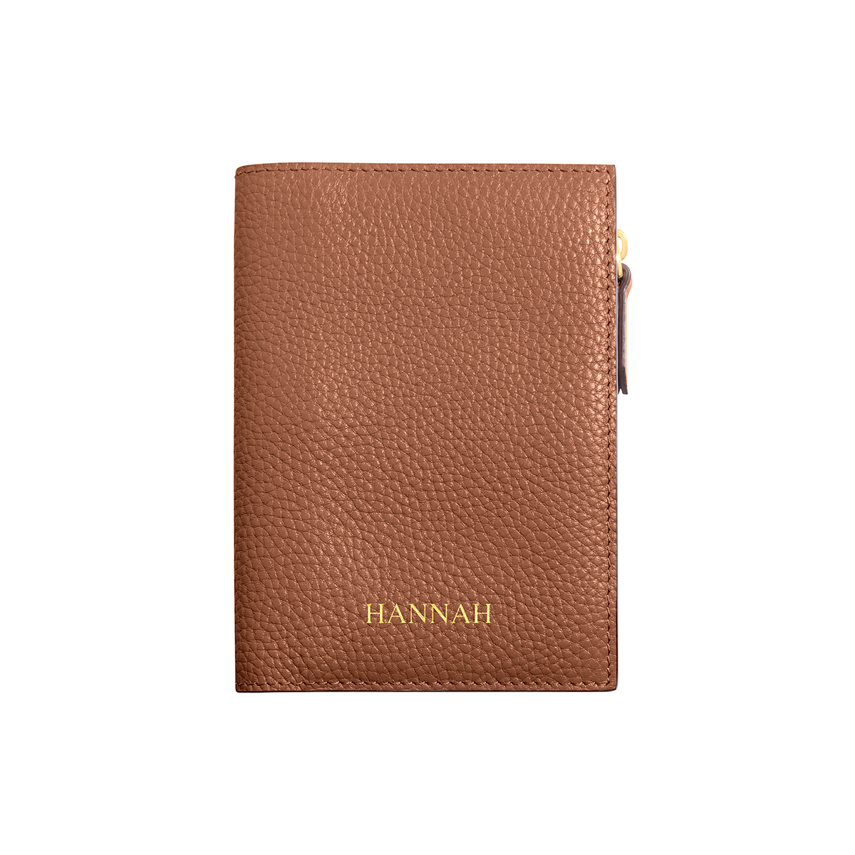 Leather Passport Holder (Tan)