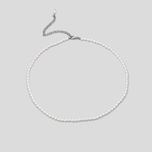 Temi Pearl Silver Necklace