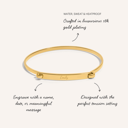 ID Bangle (Gold)