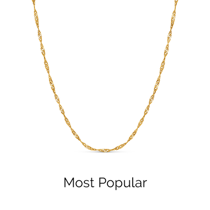 Ocean Charms Seahorse Necklace (Gold)