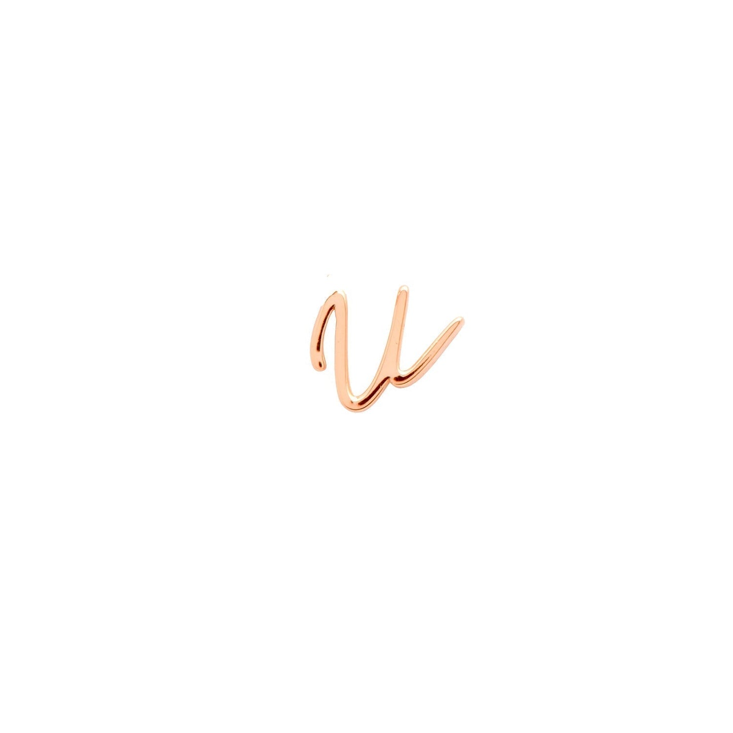 Made Mine Charms - Script Initial Charms (Rose Gold)