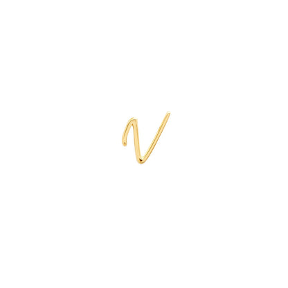 Made Mine Script Letter Bracelet (Gold)