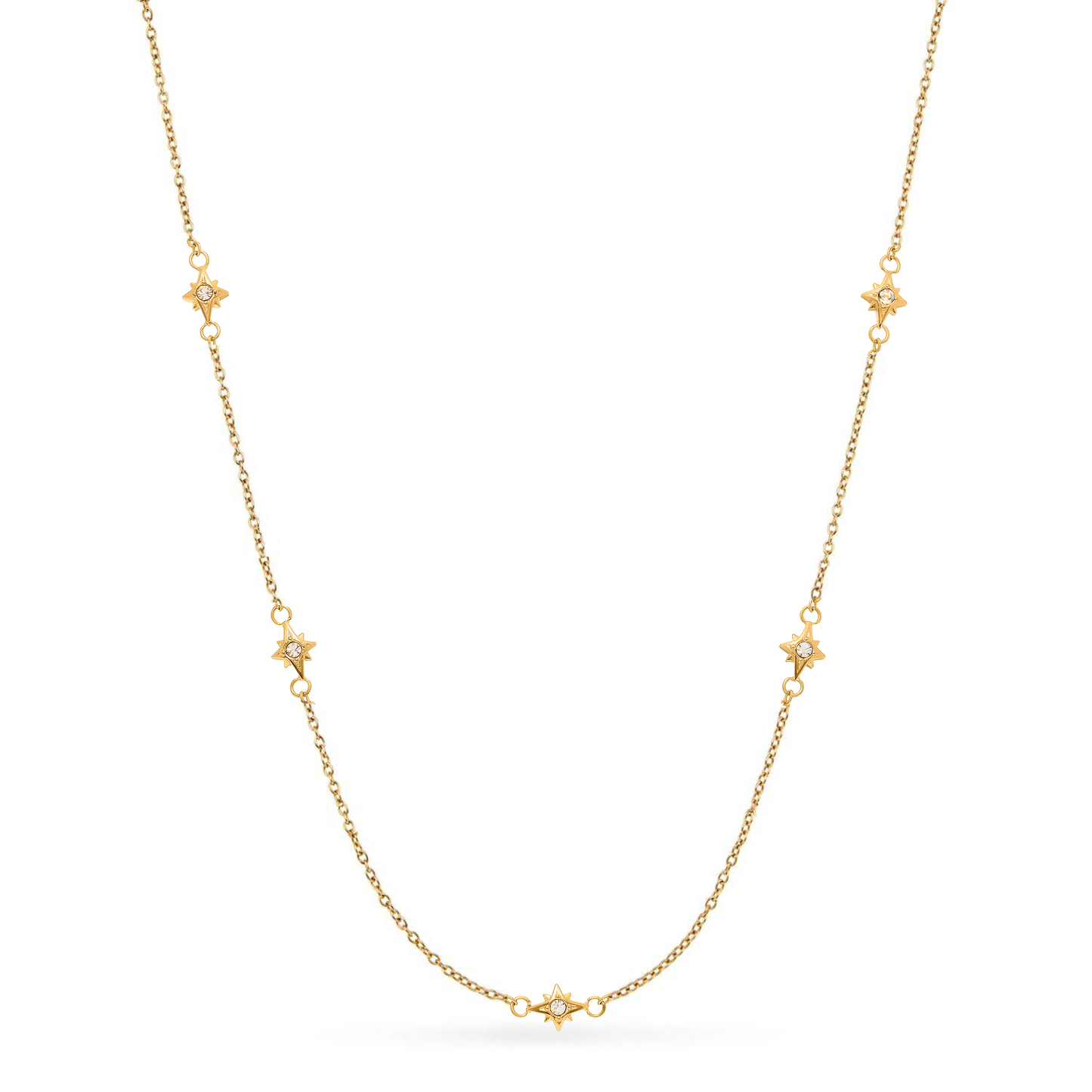 Round Photo Locket Sphere Necklace (Gold)