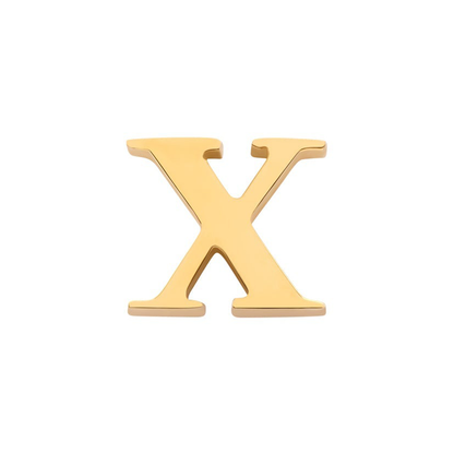 Initial Necklace Charm (Gold)