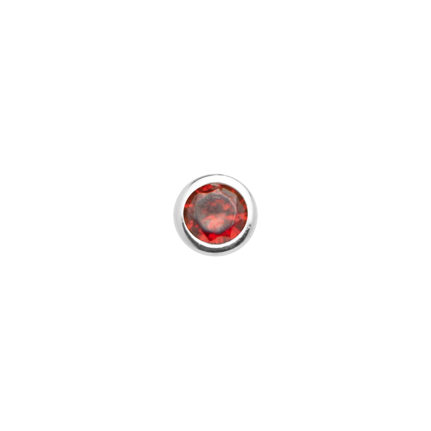 Mini Birthstone Necklace (Silver) (CS Replacement)