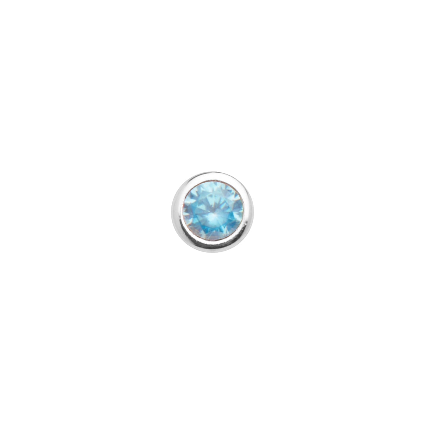 Mini Birthstone Necklace (Silver) (CS Replacement)
