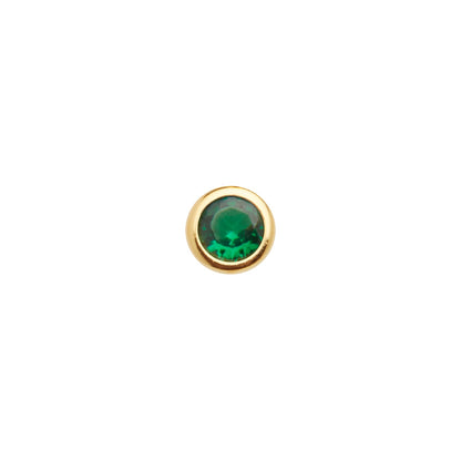 Mini Birthstone Necklace (Gold)