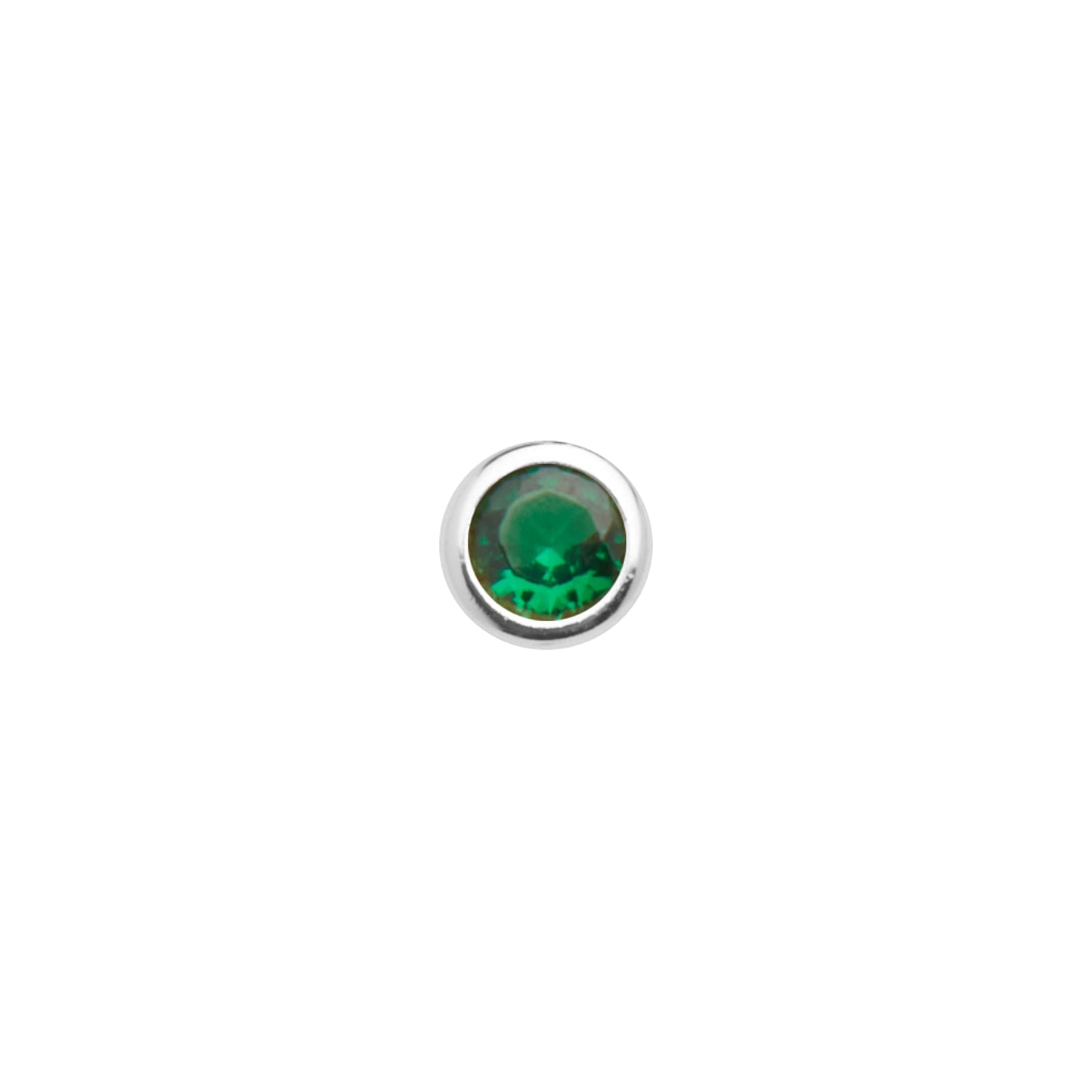 Mini Birthstone Bracelet (Silver)