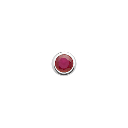 Mini Birthstone Necklace (Silver) (CS Replacement)