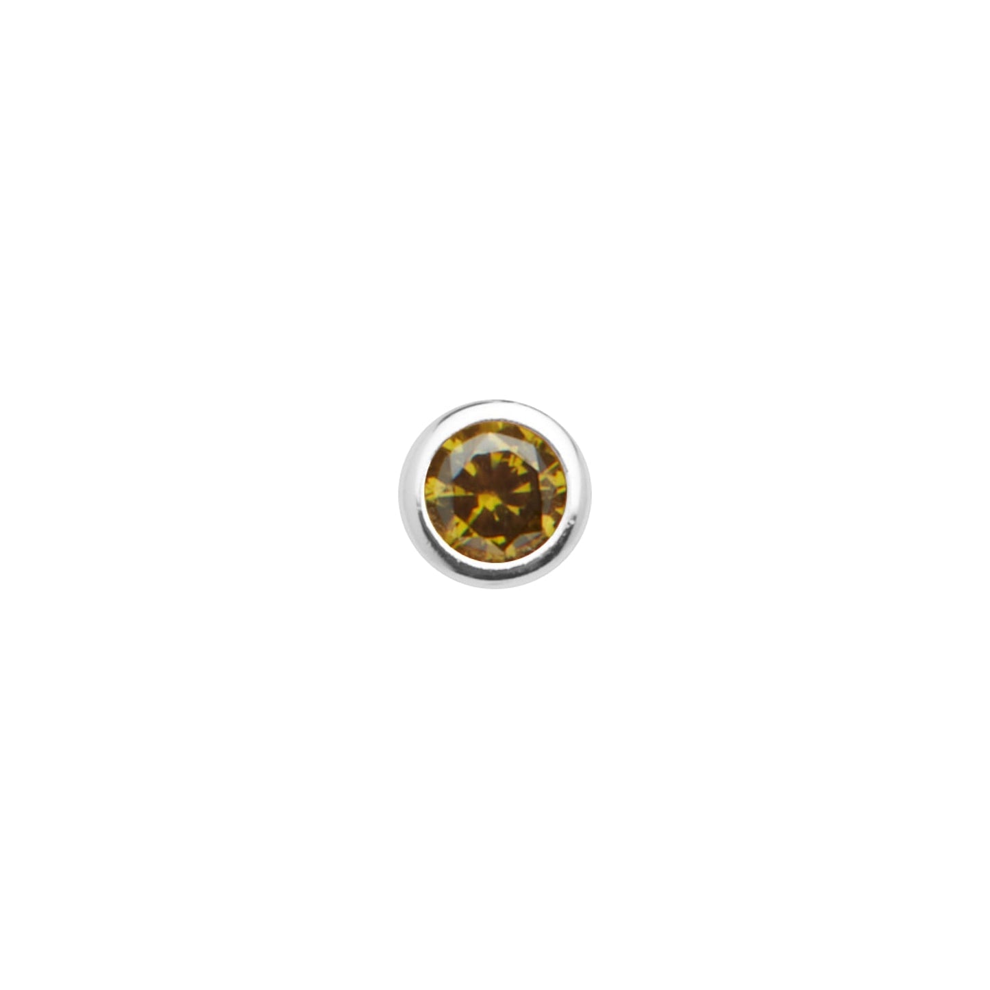 Mini Birthstone Bracelet (Silver)