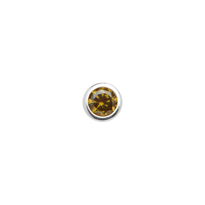 Mini Birthstone Bracelet (Silver)