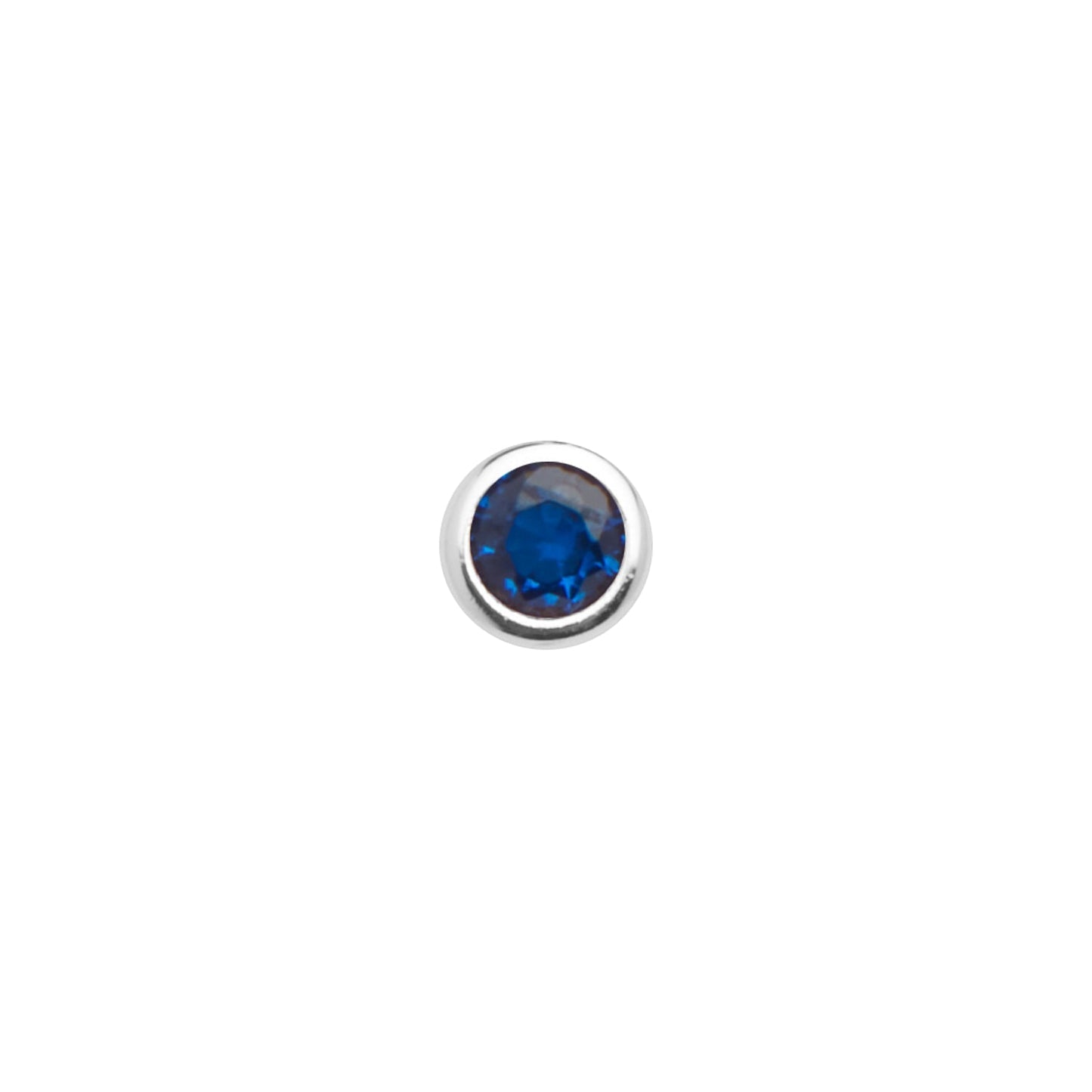 Mini Birthstone Bracelet (Silver)