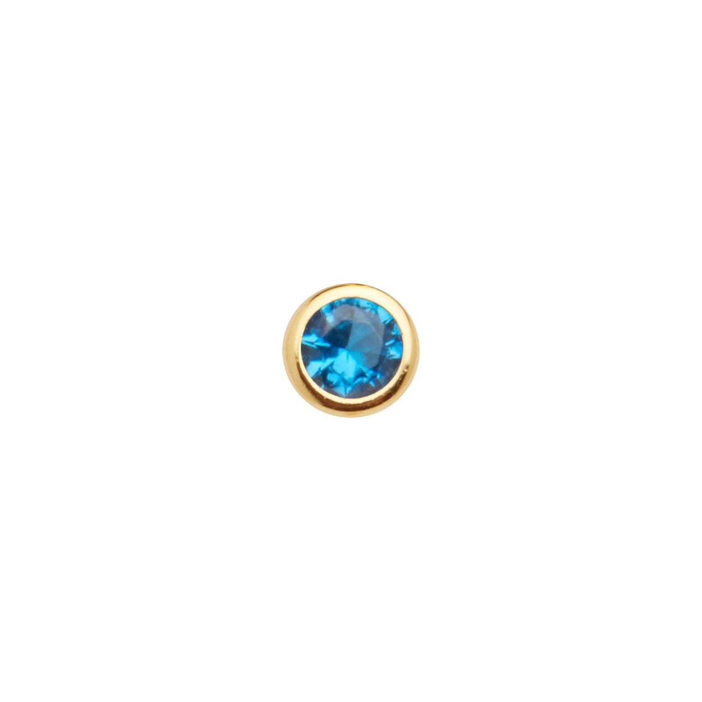 Mini Birthstone Necklace (Gold)