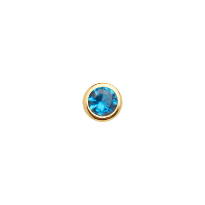 Mini Birthstone Necklace (Gold)