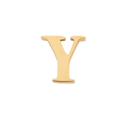 Initial Necklace Charm (Gold)