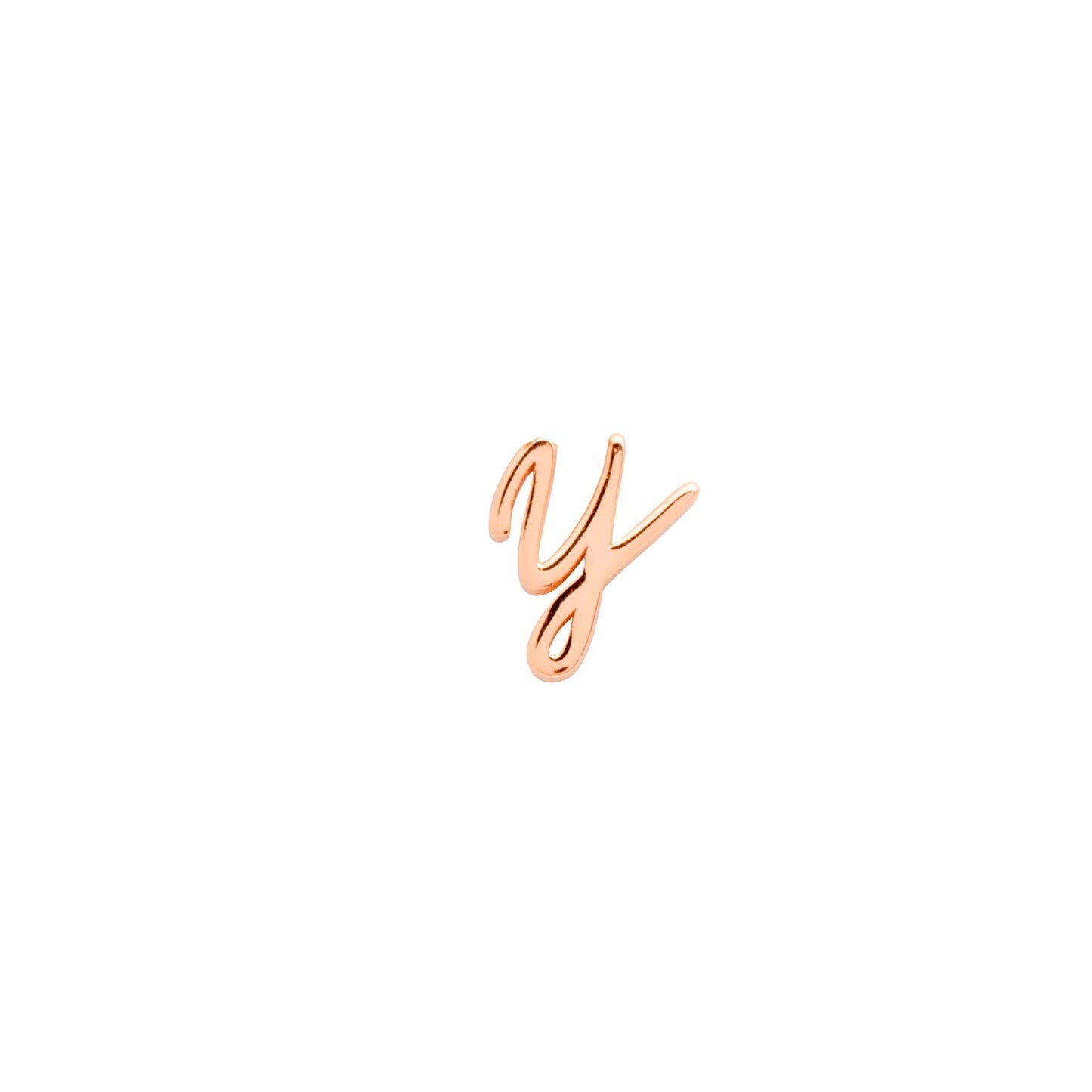 Made Mine Charms - Script Initial Charms (Rose Gold)
