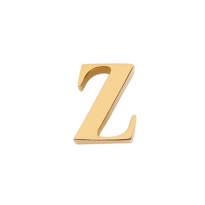Initial Necklace Charm (Gold)