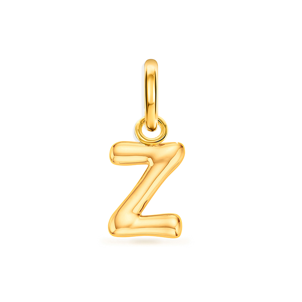 Large Molten Initial Accessories Charm (Gold)