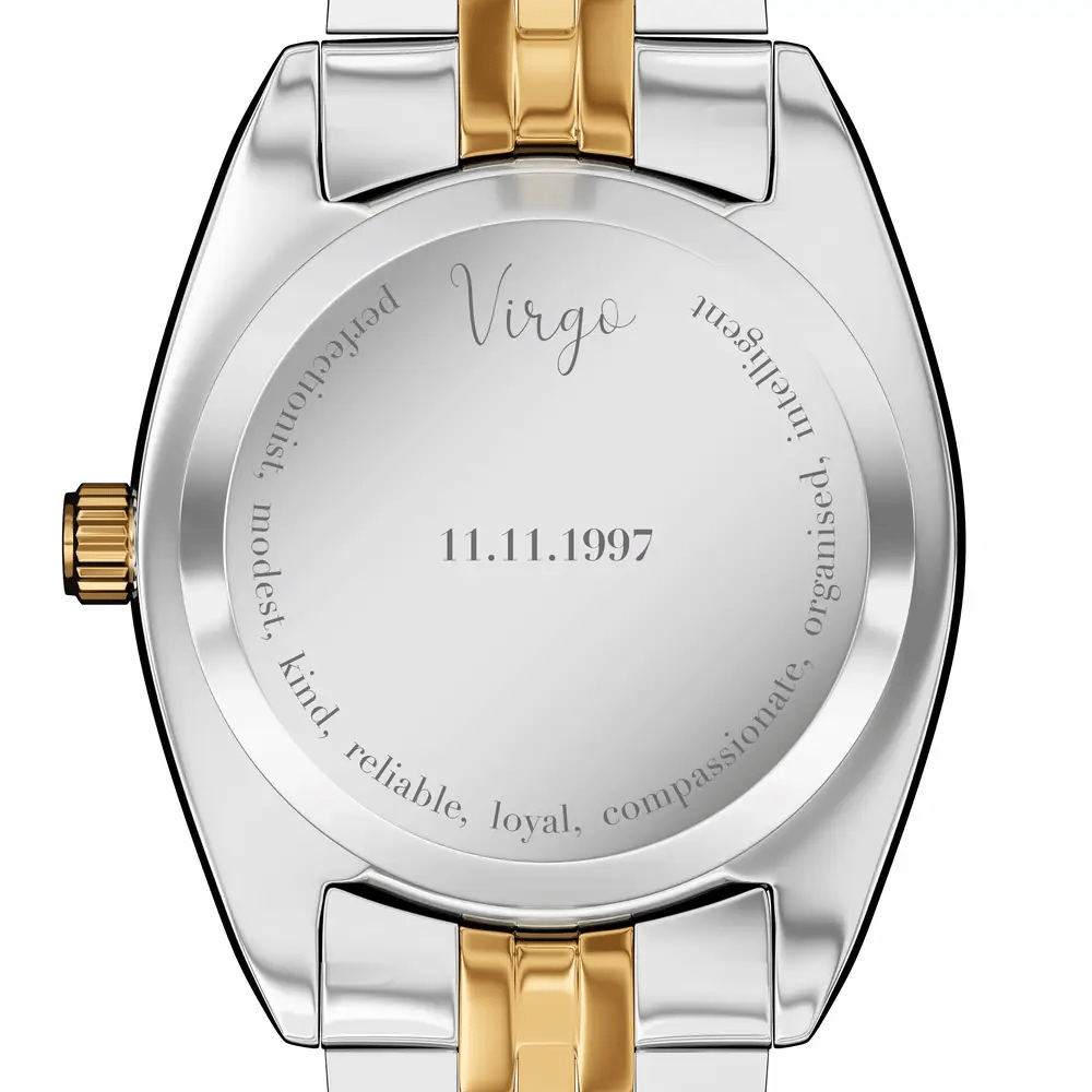 Belgravia 30 Aqua Zodiac Watch (Gold/Silver)