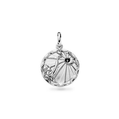 Custom Zodiac Coin Necklace (Silver)