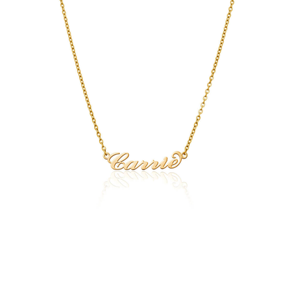 Carrie Name Necklace (Gold)