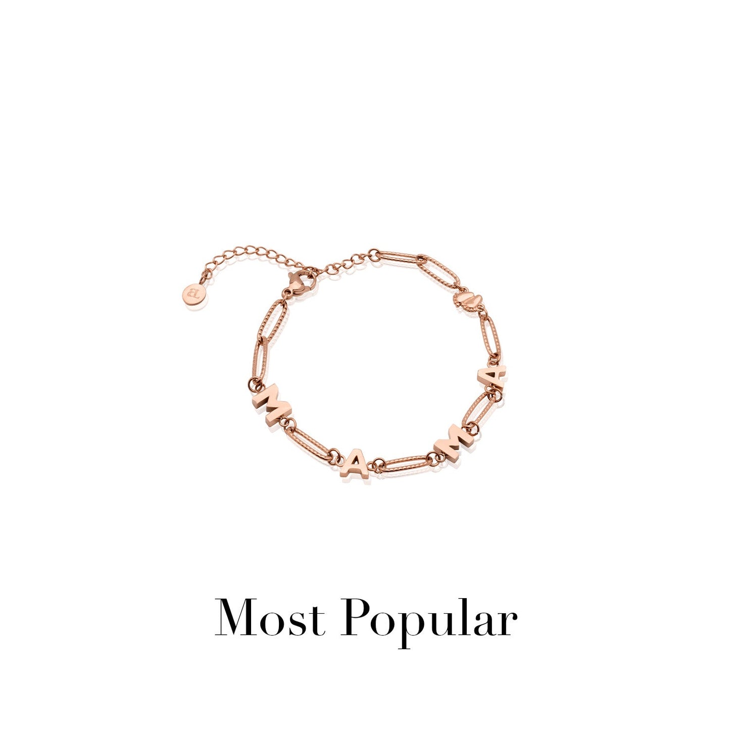 Made Mine Name Bracelet - Rose Gold