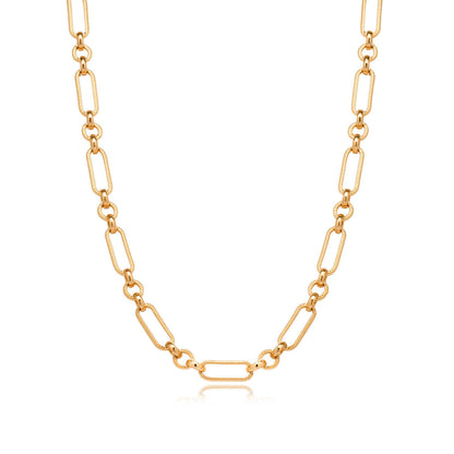 Floating Charm Cushion Locket Necklace (Gold)