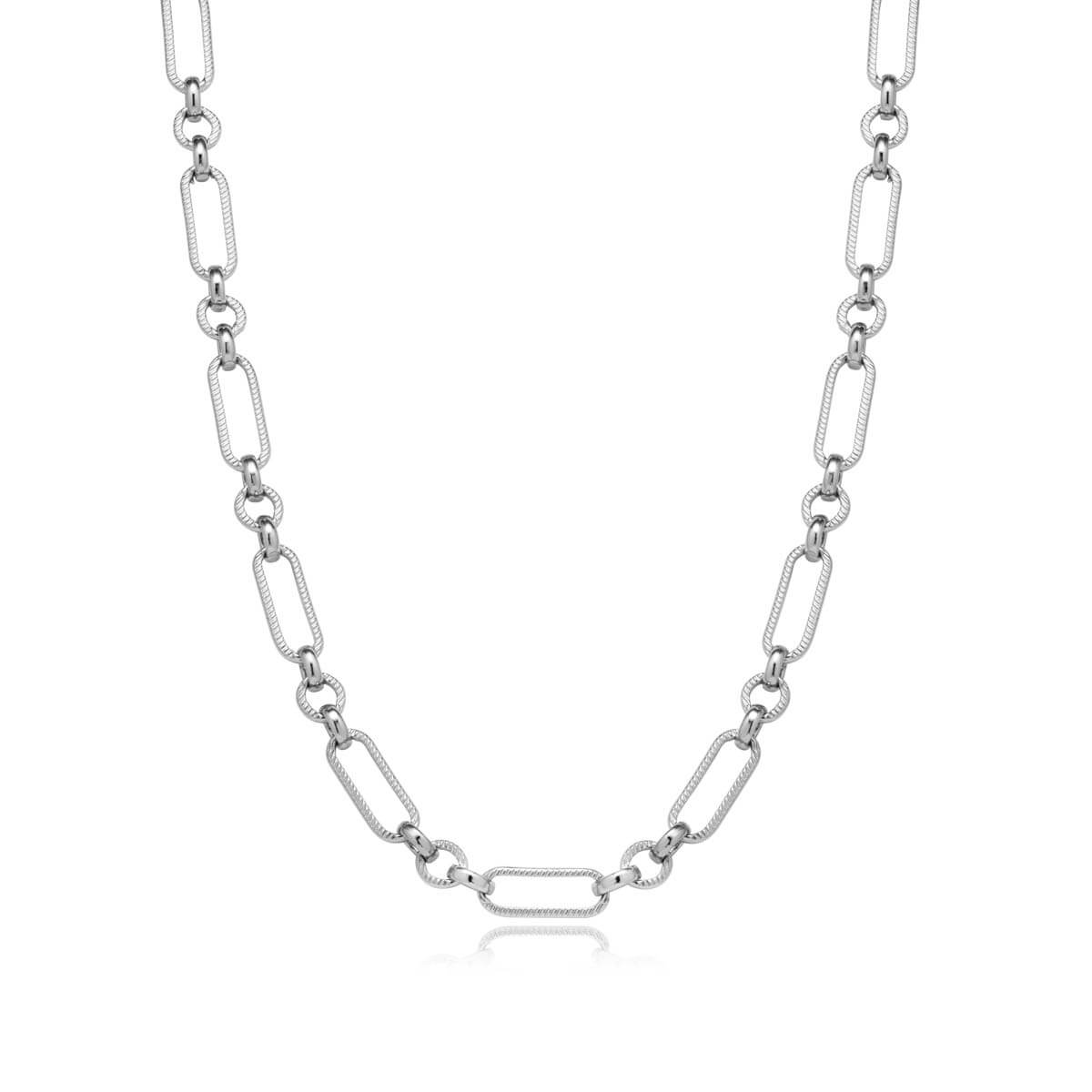 Layering Figaro Chain Necklace (Silver)