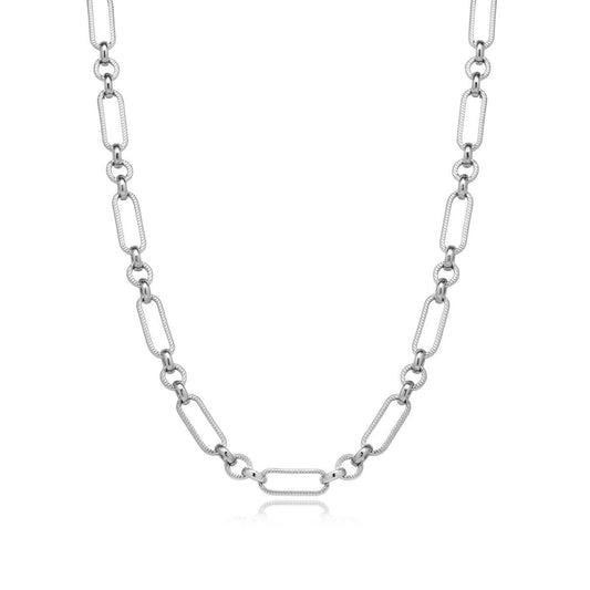 Layering Figaro Chain Necklace (Silver)