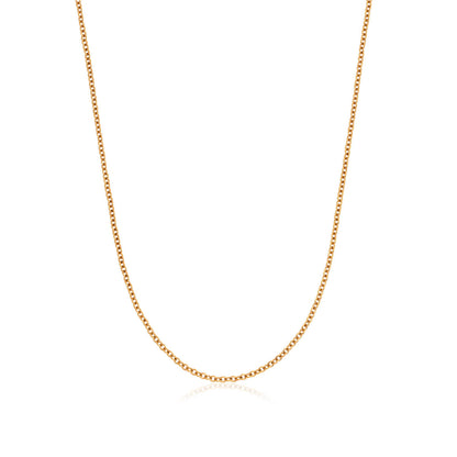 Layering Fine Chain Necklace (Gold)