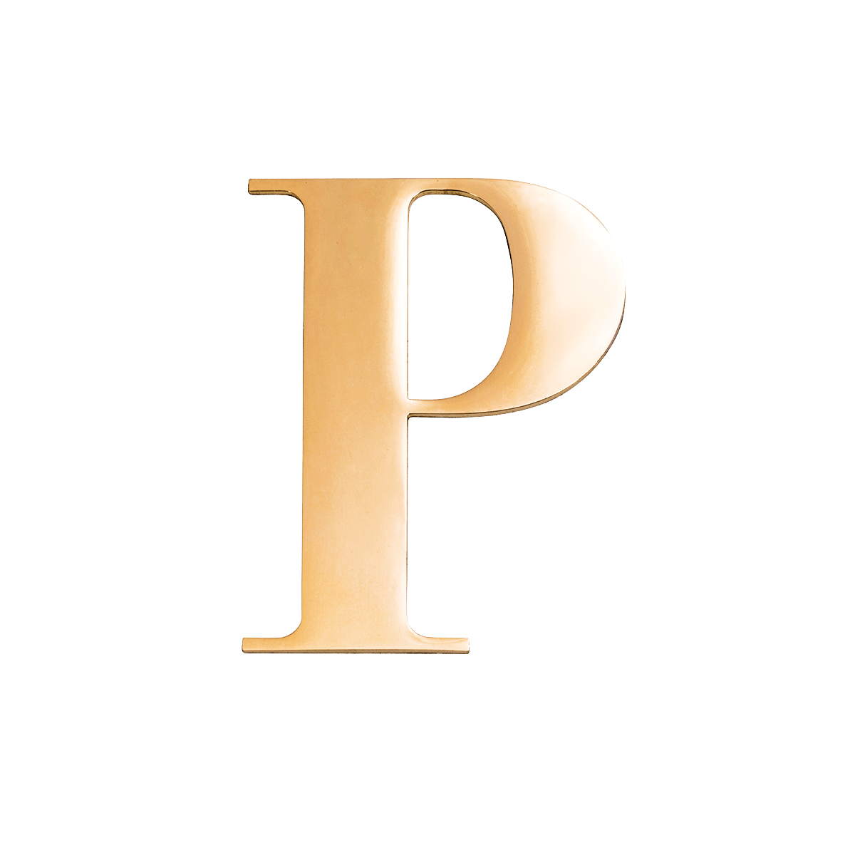 Gold Small Metal Letter