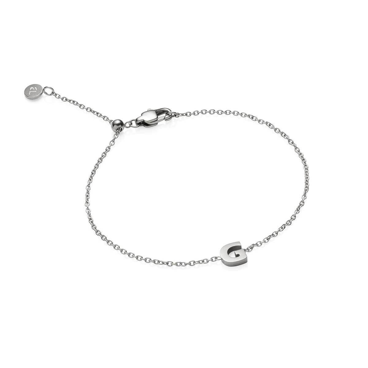 Made Mine Initial Bracelet (Silver)