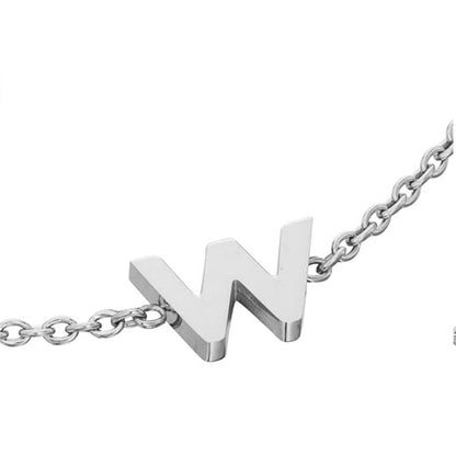 Made Mine Initial Bracelet (Silver)