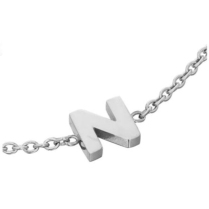 Made Mine Initial Bracelet (Silver)