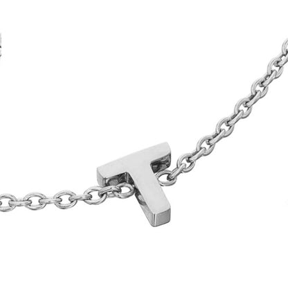Made Mine Initial Bracelet (Silver)